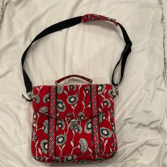 Stylish Red Floral Women's Bag - Picture 2 of 4
